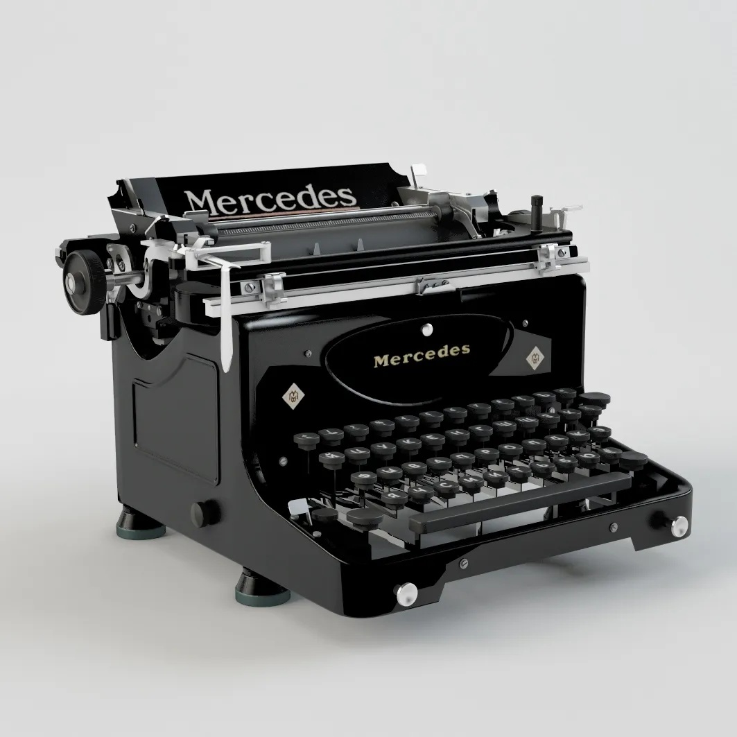 decoration – Olivetti lettera 32 3D Model