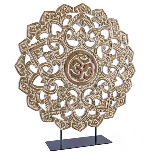 decoration – Om Symbol Sculpture On Stand 3D Model decoration – Om Symbol Sculpture On Stand 3D Model