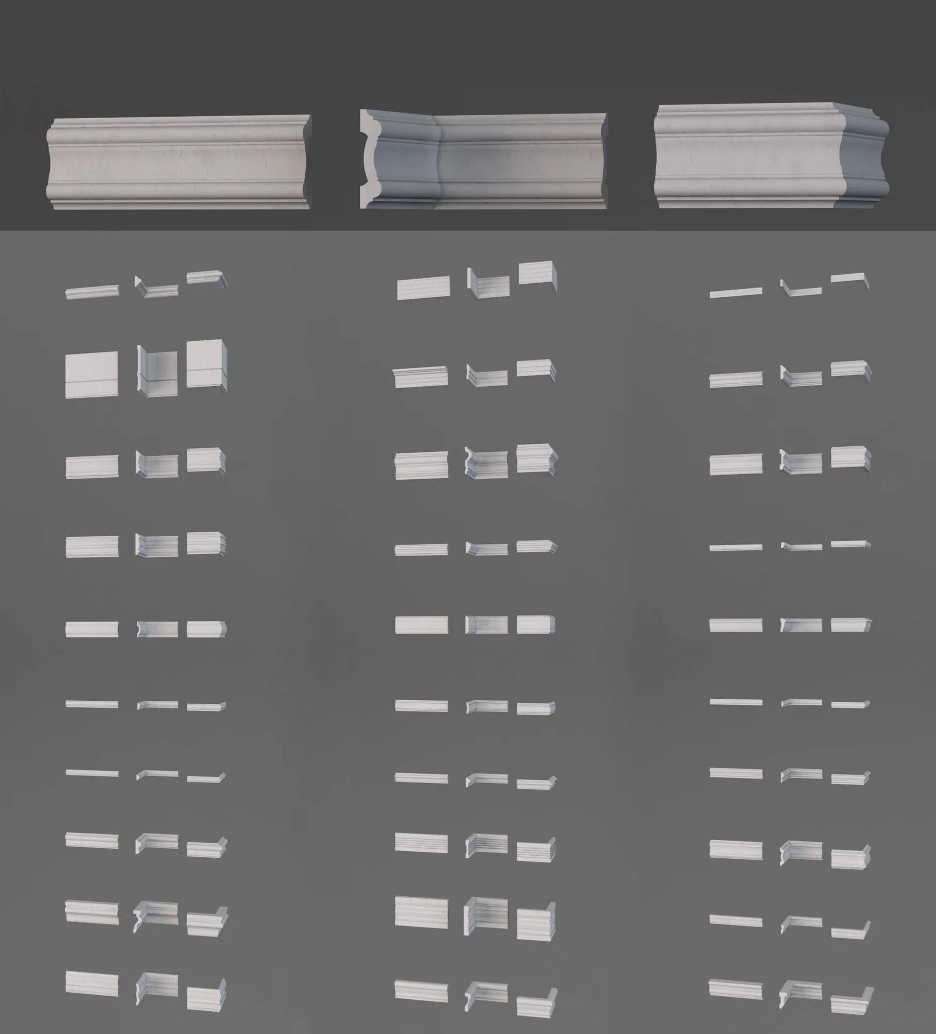 decoration – Orac moldings and Classic Home (Vol 1) 3D Model