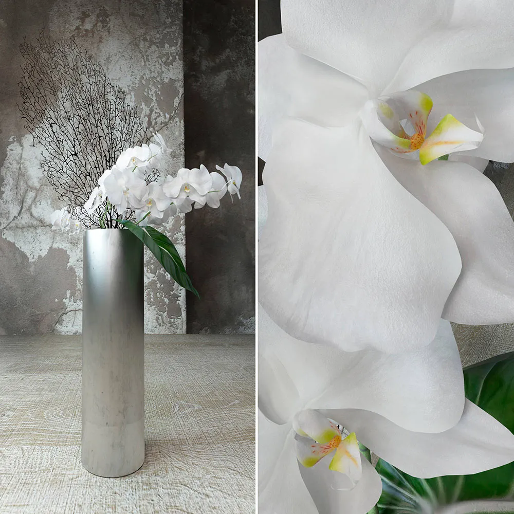 decoration – Orchid bouquet with decorative decoration 3D Model