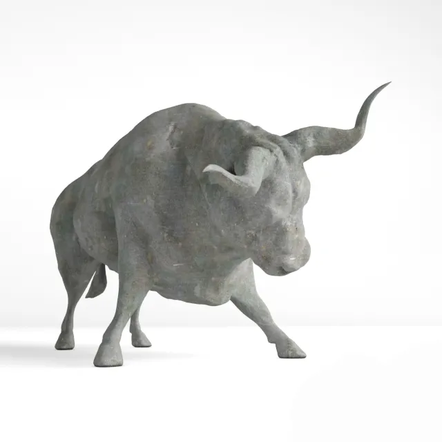 decoration – Ox sculpture 3D Model decoration – Ox sculpture 3D Model