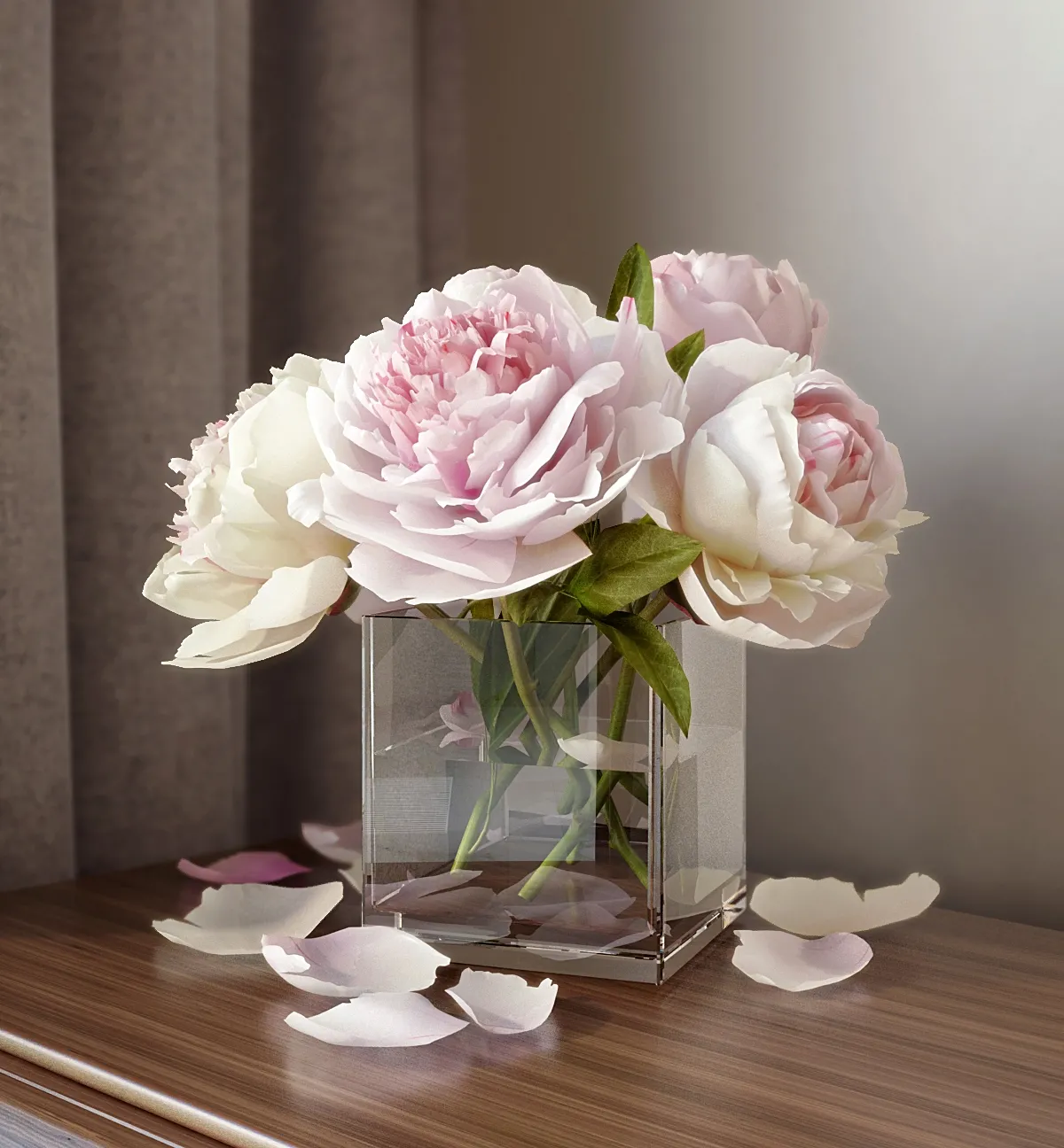 decoration – Peonies 8 3D Model