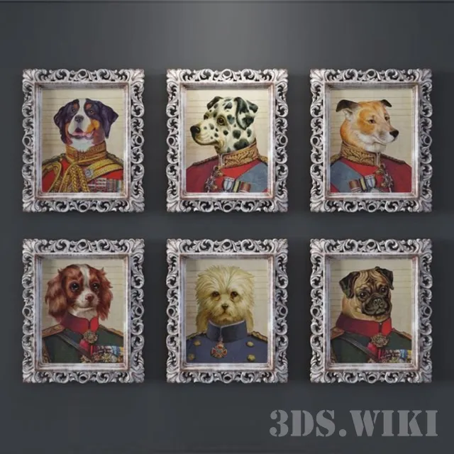 decoration – Photo frame Madeleine 3D Model