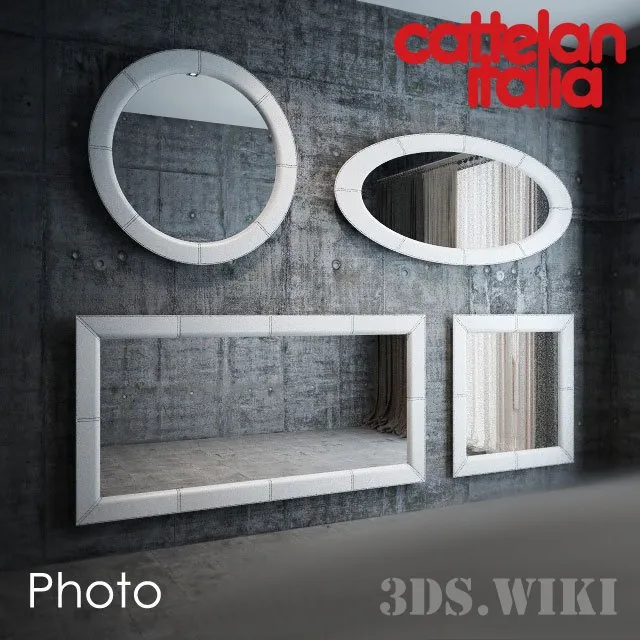 decoration – Photo Mirrors by Cattelan Italia 3D Model decoration – Photo Mirrors by Cattelan Italia 3D Model