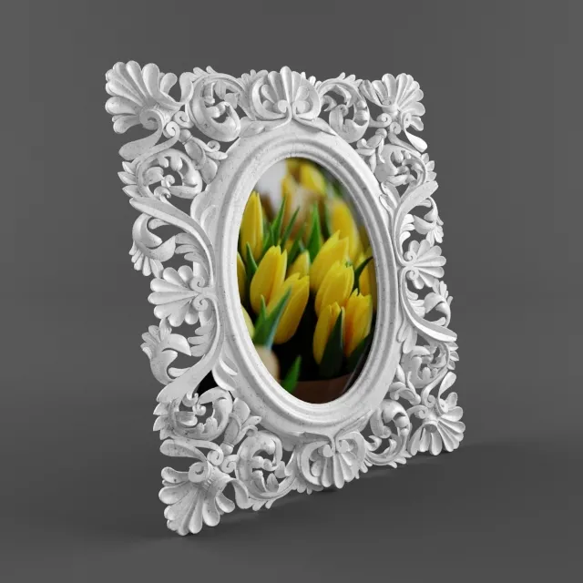 decoration – Picture frame 01 3D Model