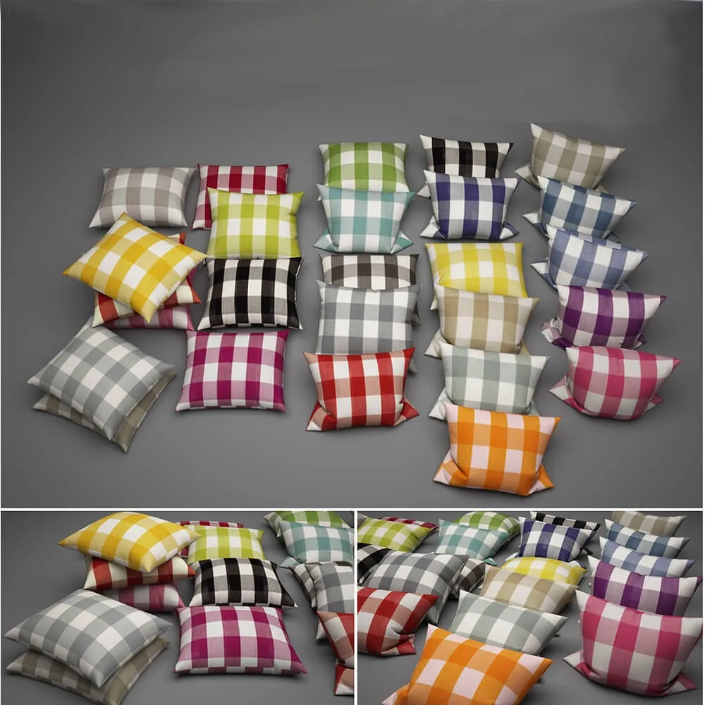 decoration – Pillows 24 3D Model decoration – Pillows 24 3D Model