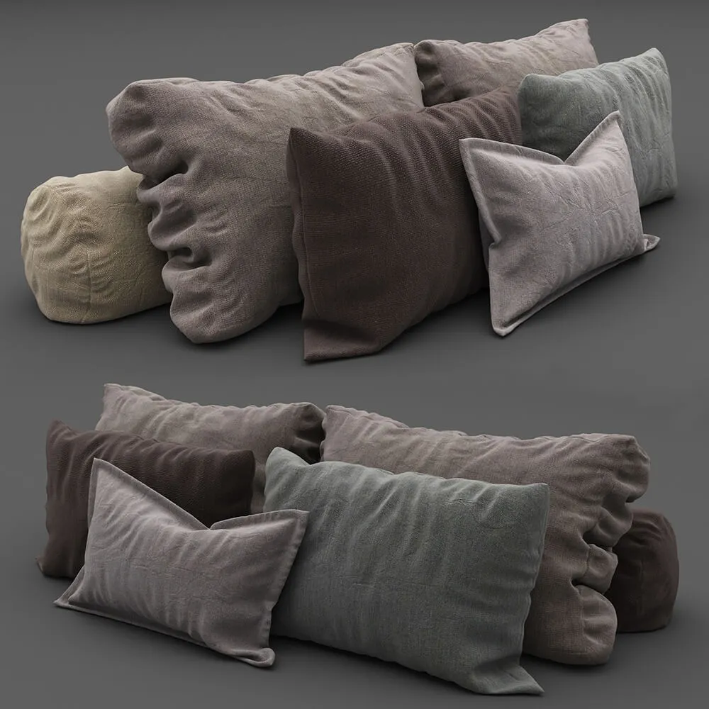 decoration – Pillows collection 101 3D Model decoration – Pillows collection 101 3D Model