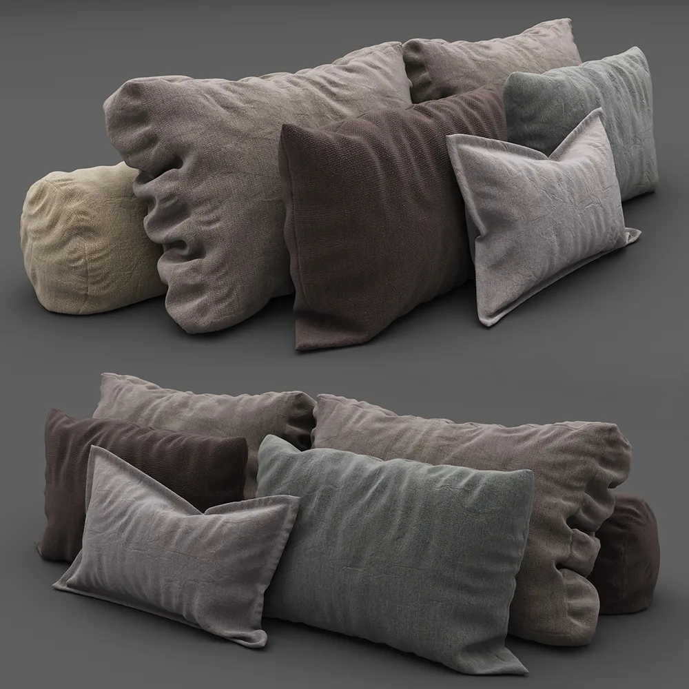 decoration – Pillows collection 101 3D Model decoration – Pillows collection 101 3D Model