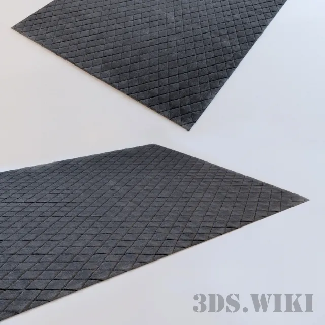 decoration – Plain carpet “Baklava” 3D Model decoration – Plain carpet “Baklava” 3D Model