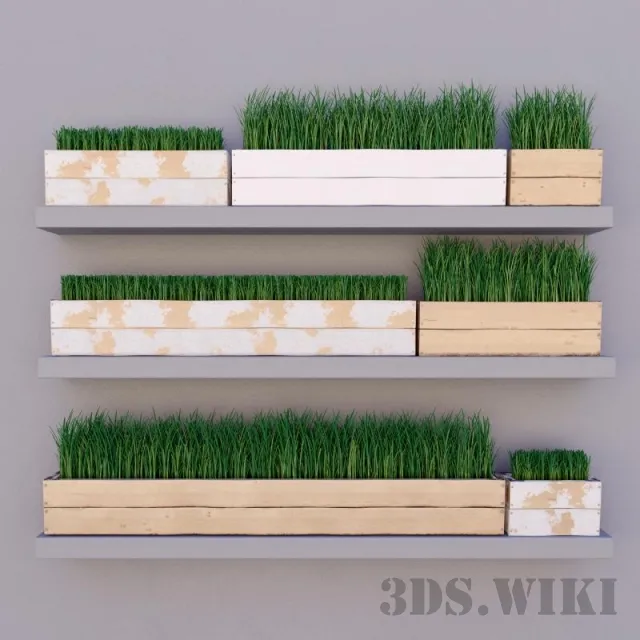 decoration – Plain grass – lawn 3D Model