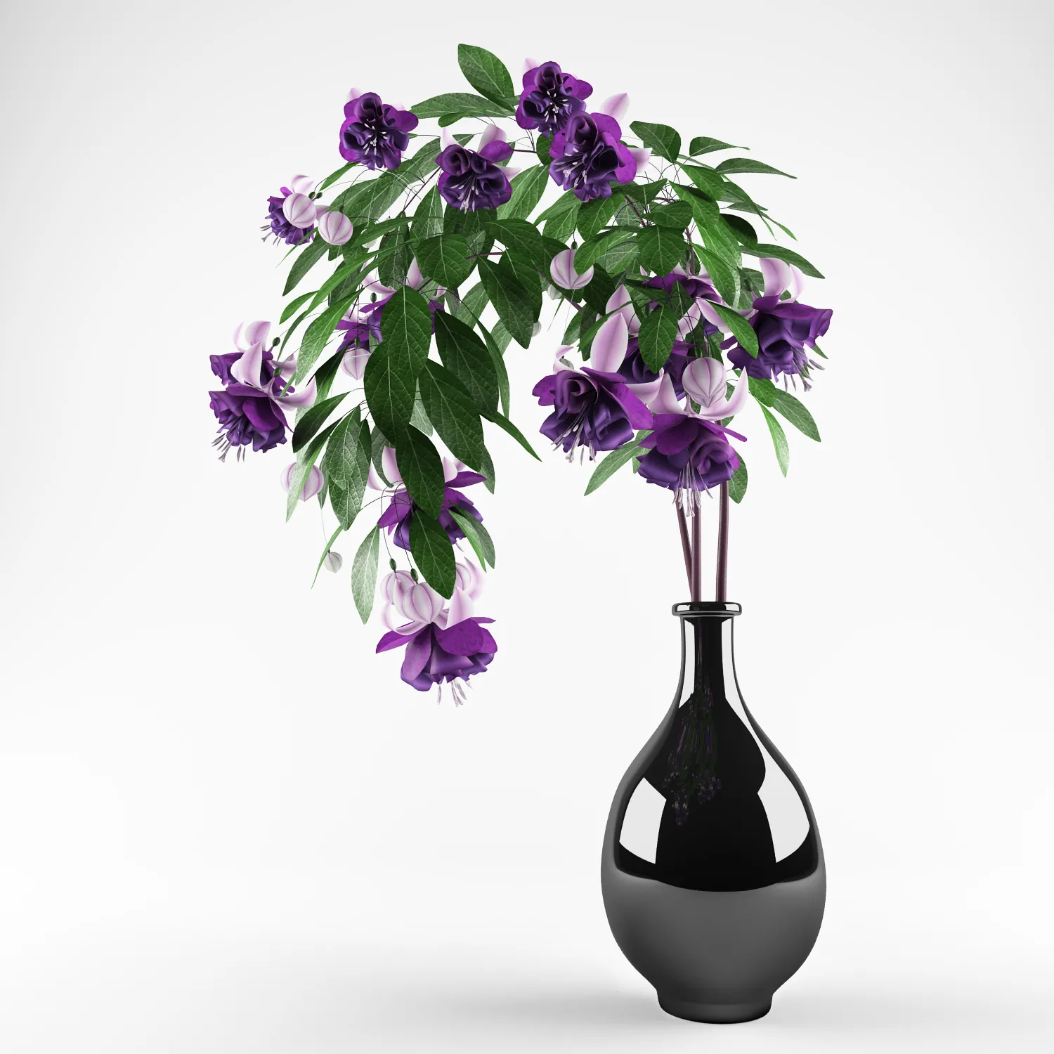 decoration – Plant fuchsia 007 3D Model