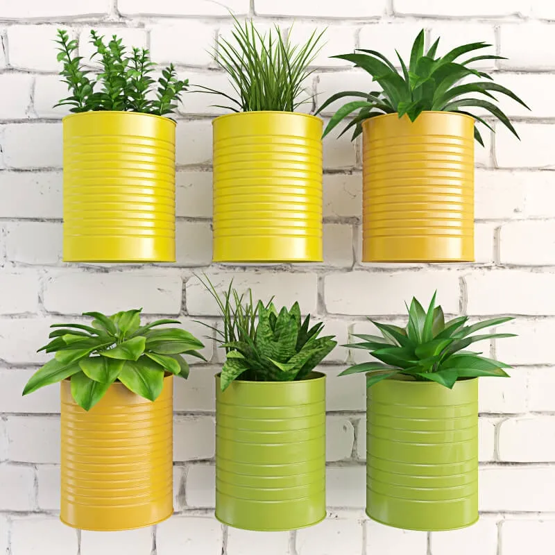 decoration – Plants on the wall 3D Model