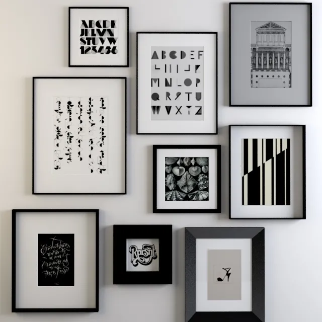 decoration – Posters 3D Model