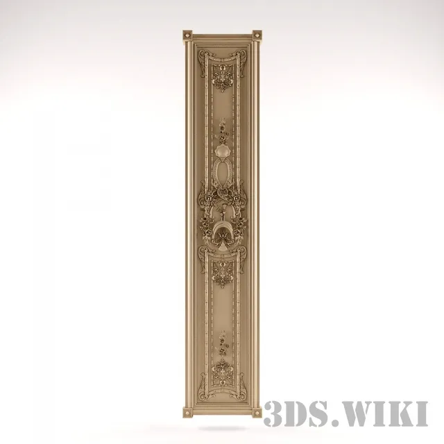 decoration – Rectangular stucco pattern 3D Model decoration – Rectangular stucco pattern 3D Model