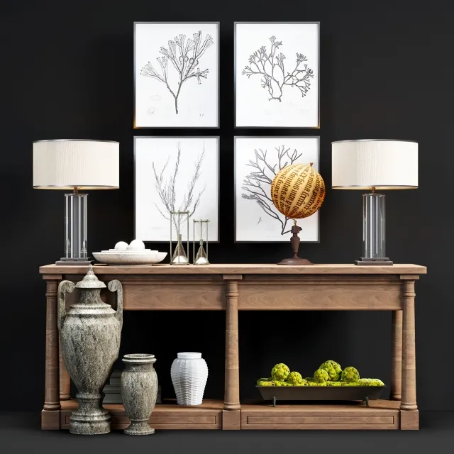 decoration – Restoration Hardware Decorative Kit 3D Model