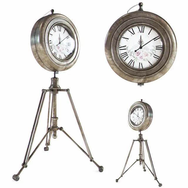 decoration – Retro clock 3D Model