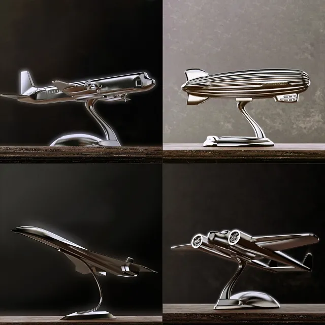 decoration – RH Aircrafts decoration set 3D Model