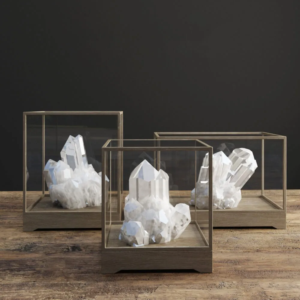 decoration – RH Quartz crystal cluster 3D Model