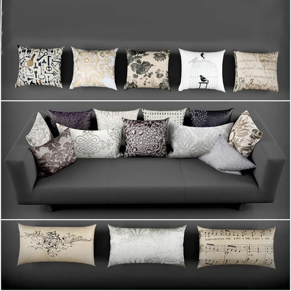 decoration – Rizzy Home pillows 3D Model decoration – Rizzy Home pillows 3D Model