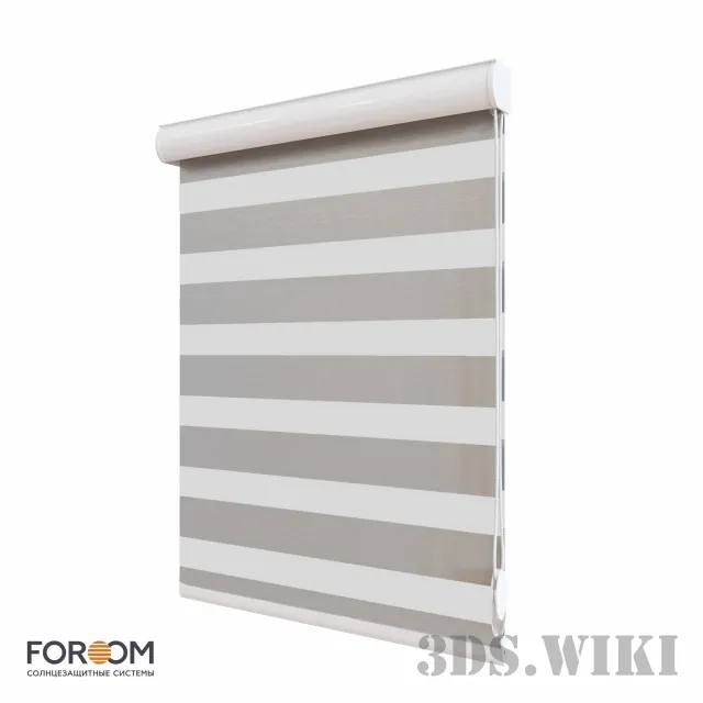 decoration – Roller blinds CLIC BOX DUO 3D Model