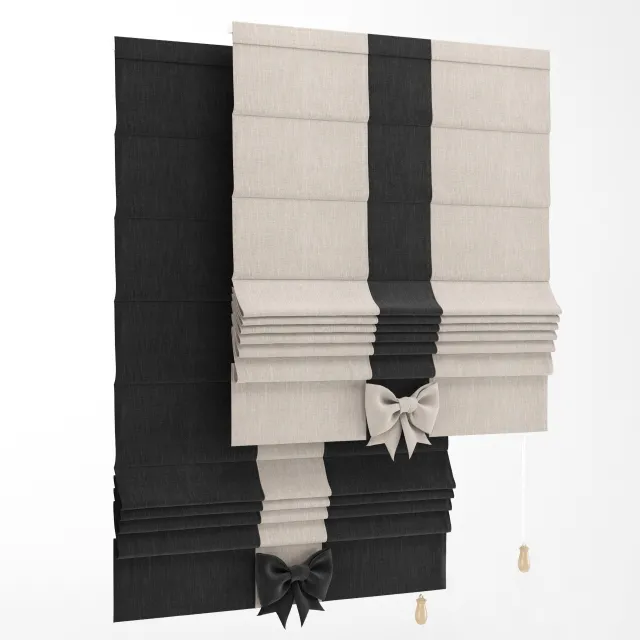 decoration – Roman blind 36 3D Model