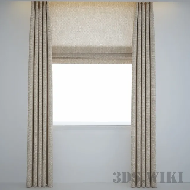 decoration – Roman blinds – Roman blinds 3D Model decoration – Roman blinds – Roman blinds 3D Model