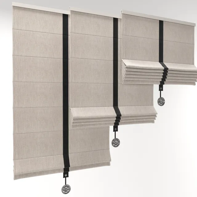 decoration – Roman Shade 28 3D Model decoration – Roman Shade 28 3D Model