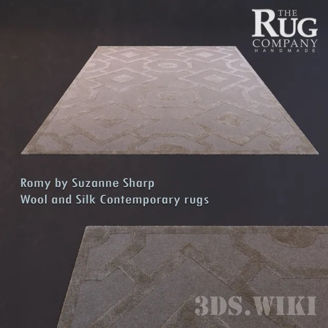 decoration – Romy by Suzanne Sharp rug 3D Model decoration – Romy by Suzanne Sharp rug 3D Model