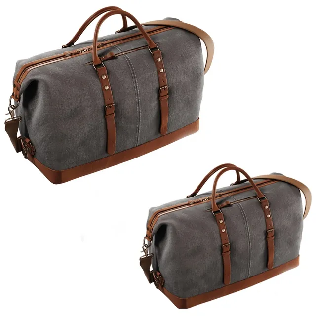 decoration – S-ZONE Trim Travel Tote Duffel Shoulder Handbag Weekend Bag 3D Model