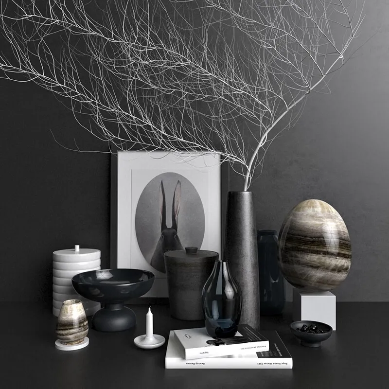 decoration – Scandy  decorative set 3 3D Model