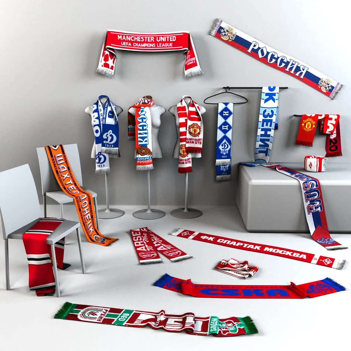 decoration – Scarfs 965 3D Model