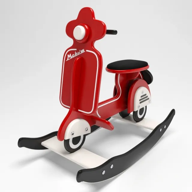 decoration – Scooter rocking 3D Model