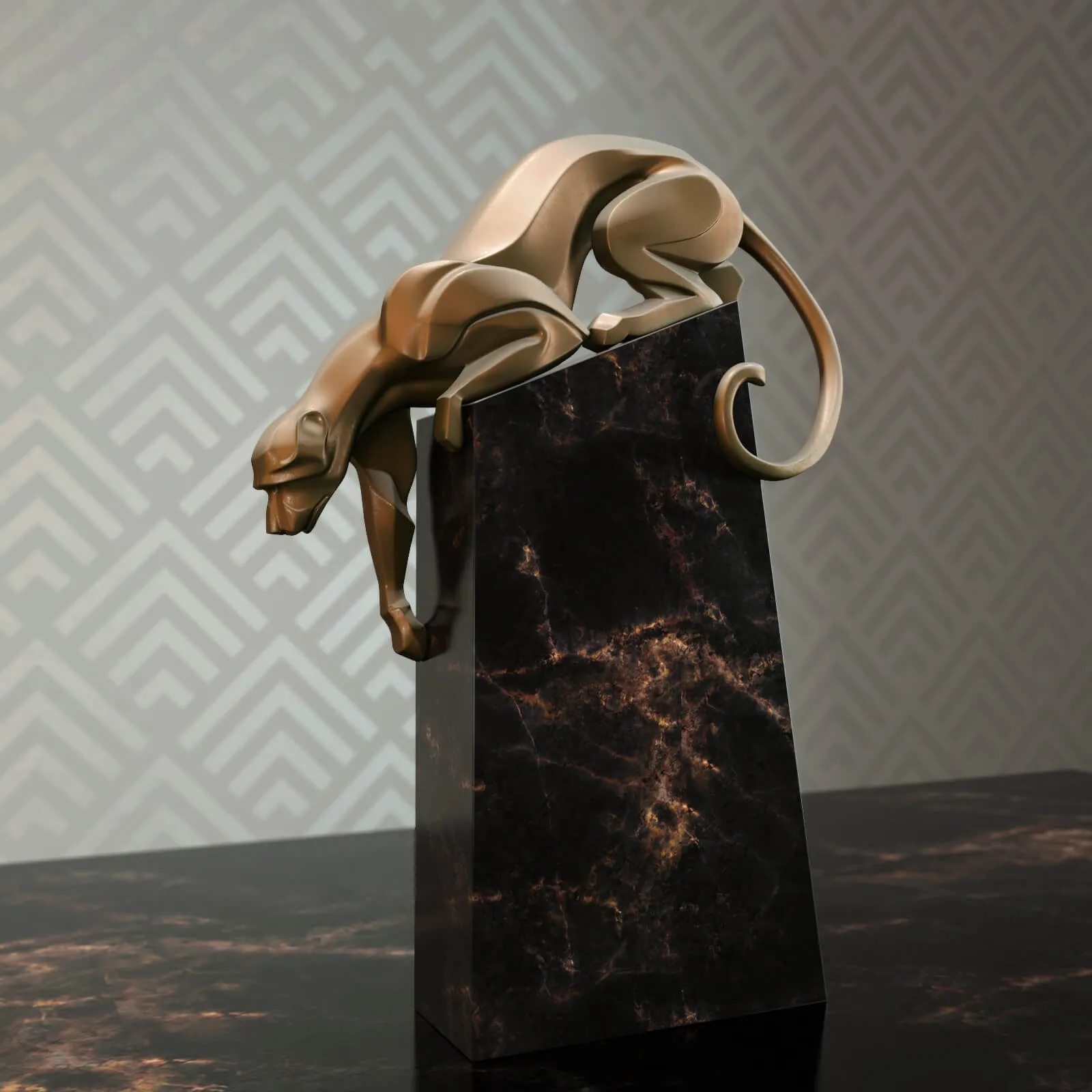 decoration – Sculpture jaguar 3D Model decoration – Sculpture jaguar 3D Model