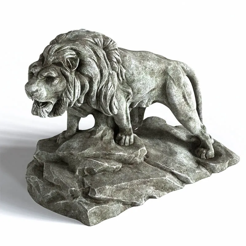 decoration – Sculpture of a lion 3D Model decoration – Sculpture of a lion 3D Model