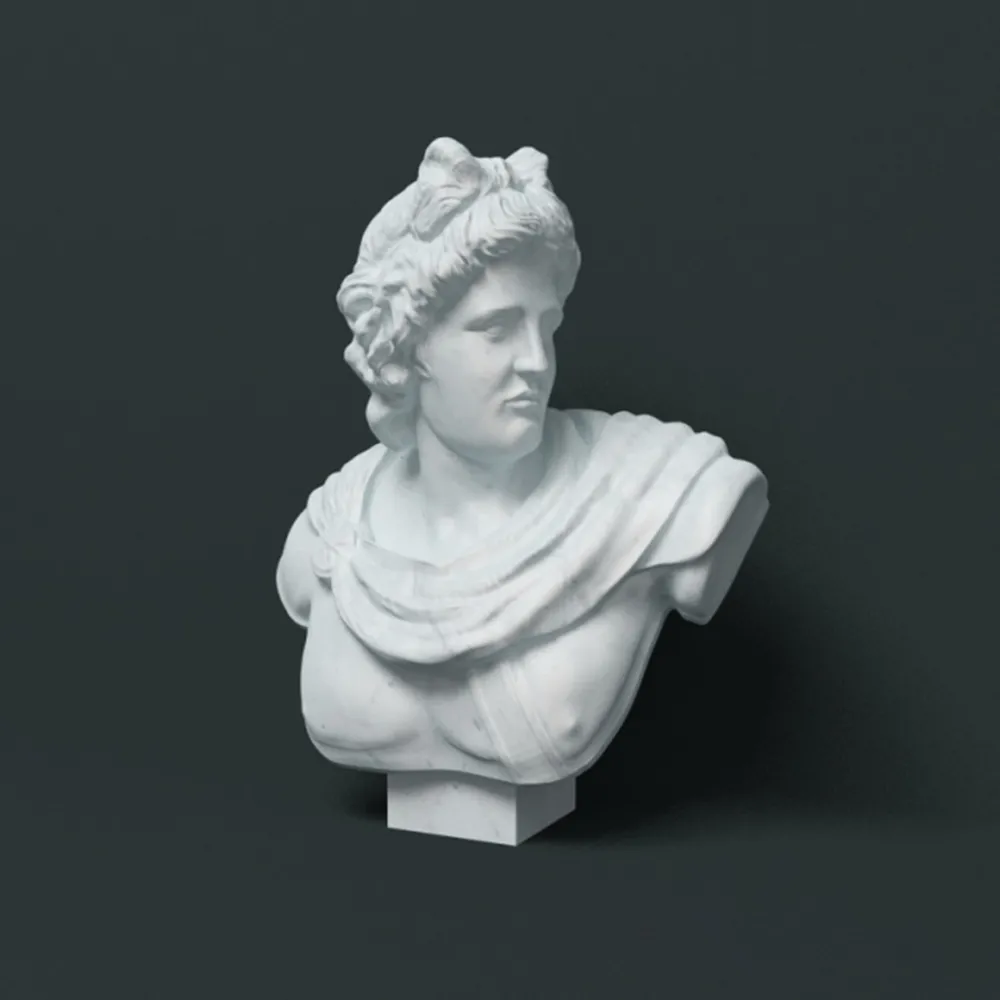 decoration – Sculpture of Apollo 3D Model