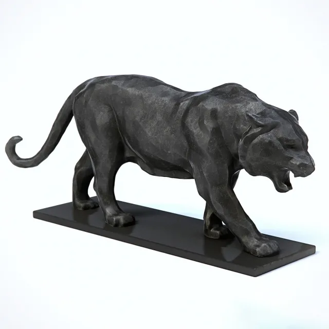 decoration – Sculpture Tiger 3D Model decoration – Sculpture Tiger 3D Model