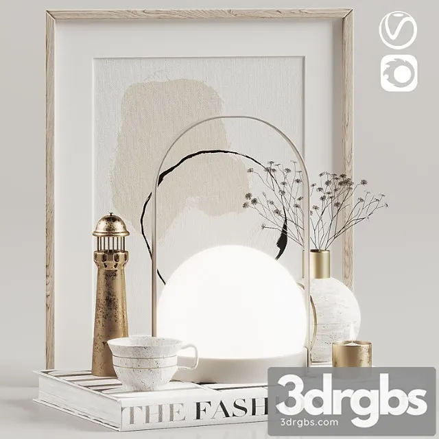 Decoration set 007 3D Model Download