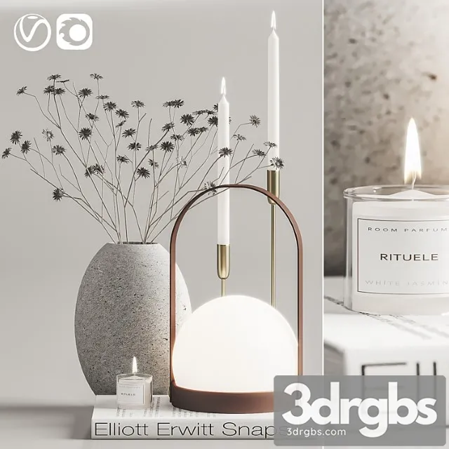 Decoration set 011 3D Model Download