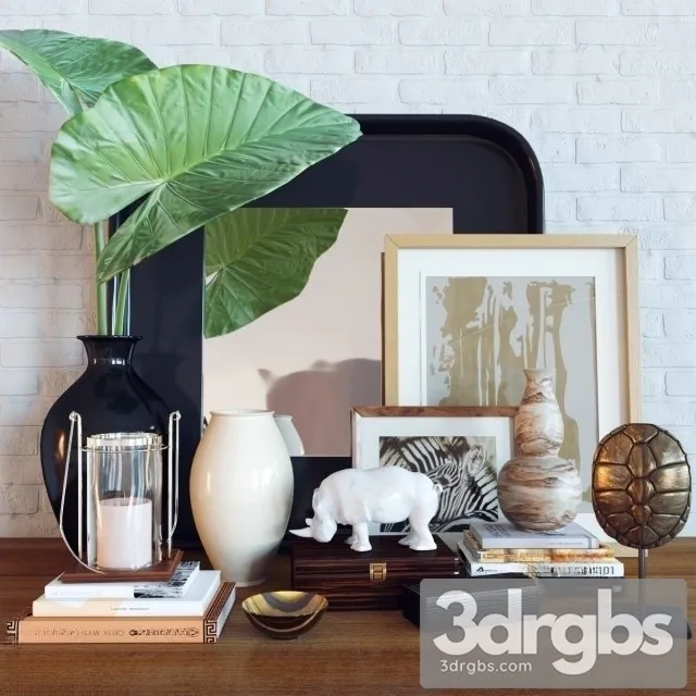 Decoration Set 03 3D Model Download