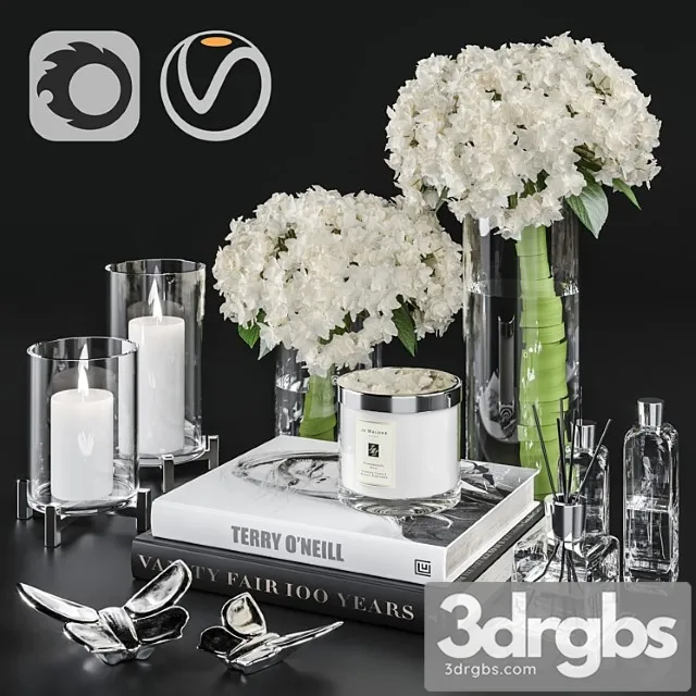 Decoration set 08 3D Model Download