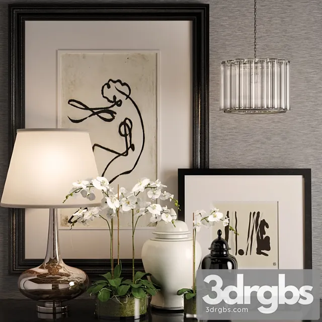 Decoration set 1 3D Model Download