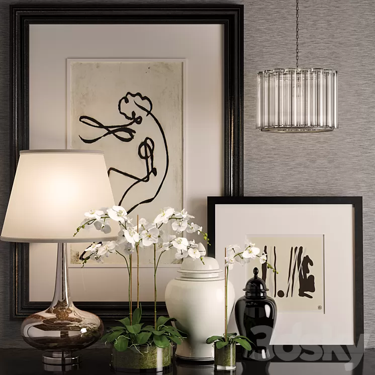 Decoration set 1 3D Model