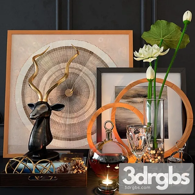 Decoration Set 3 2 3D Model Download
