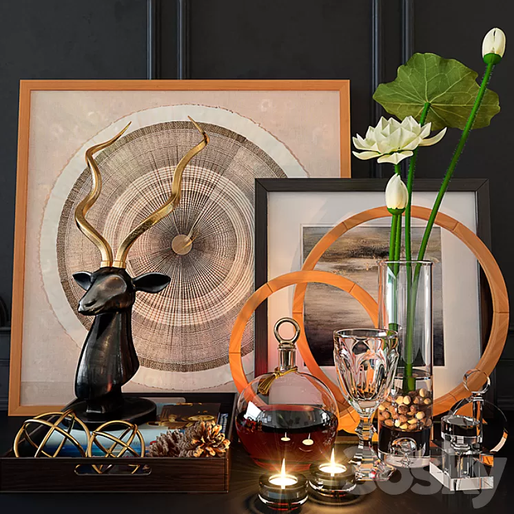 Decoration set 3 3D Model