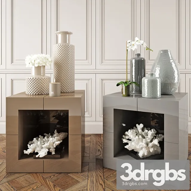 Decoration Set 3 by Kelly Hoppen 3D Model Download