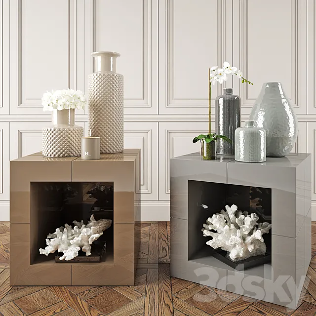 Decoration set 3 by Kelly Hoppen 3DModel