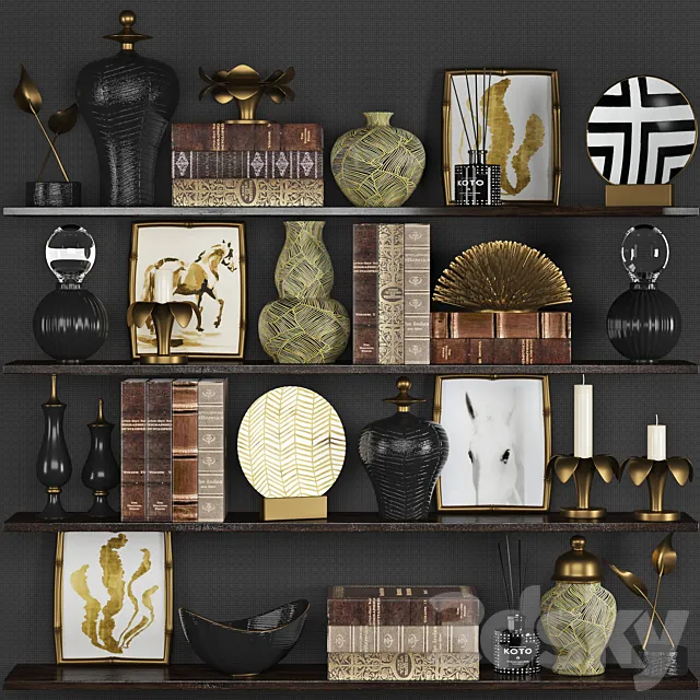 Decoration set 5 3D Model
