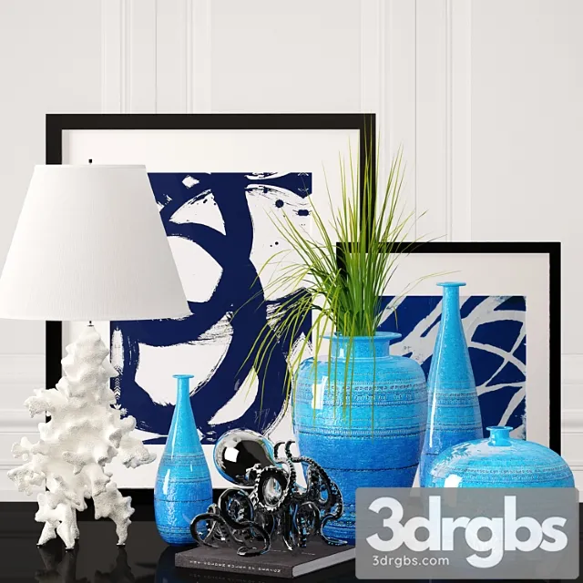 Decoration Set By Ethan Allen 3D Model Download