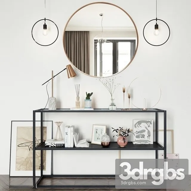 Decoration Set Fox 3D Model Download