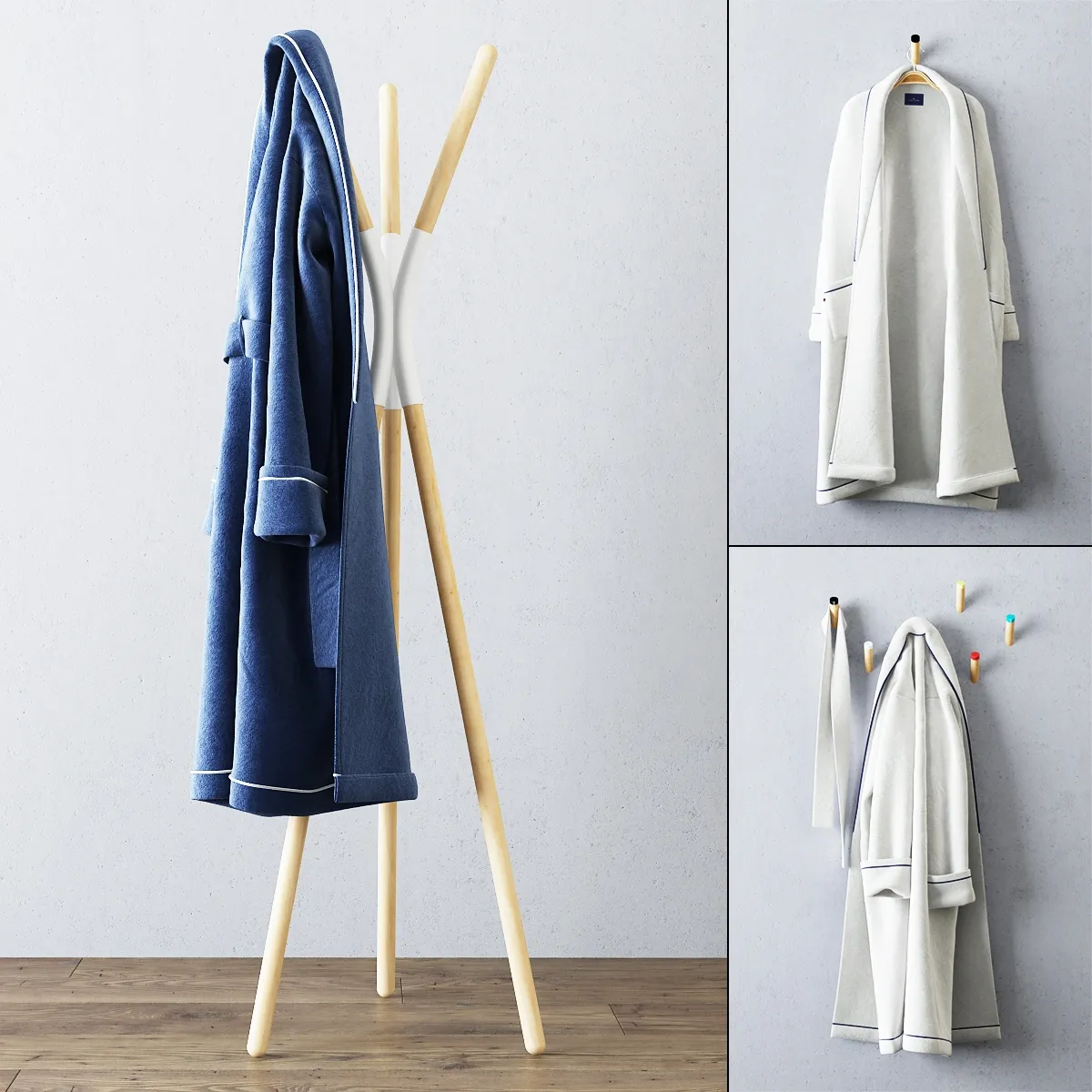 decoration – Set gowns 3D Model